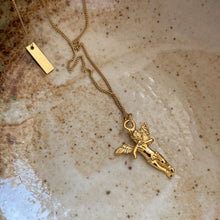 Load image into Gallery viewer, Gold Guardian Angel Necklace 
