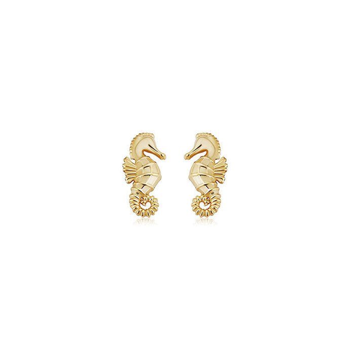 seahorse stud earrings 