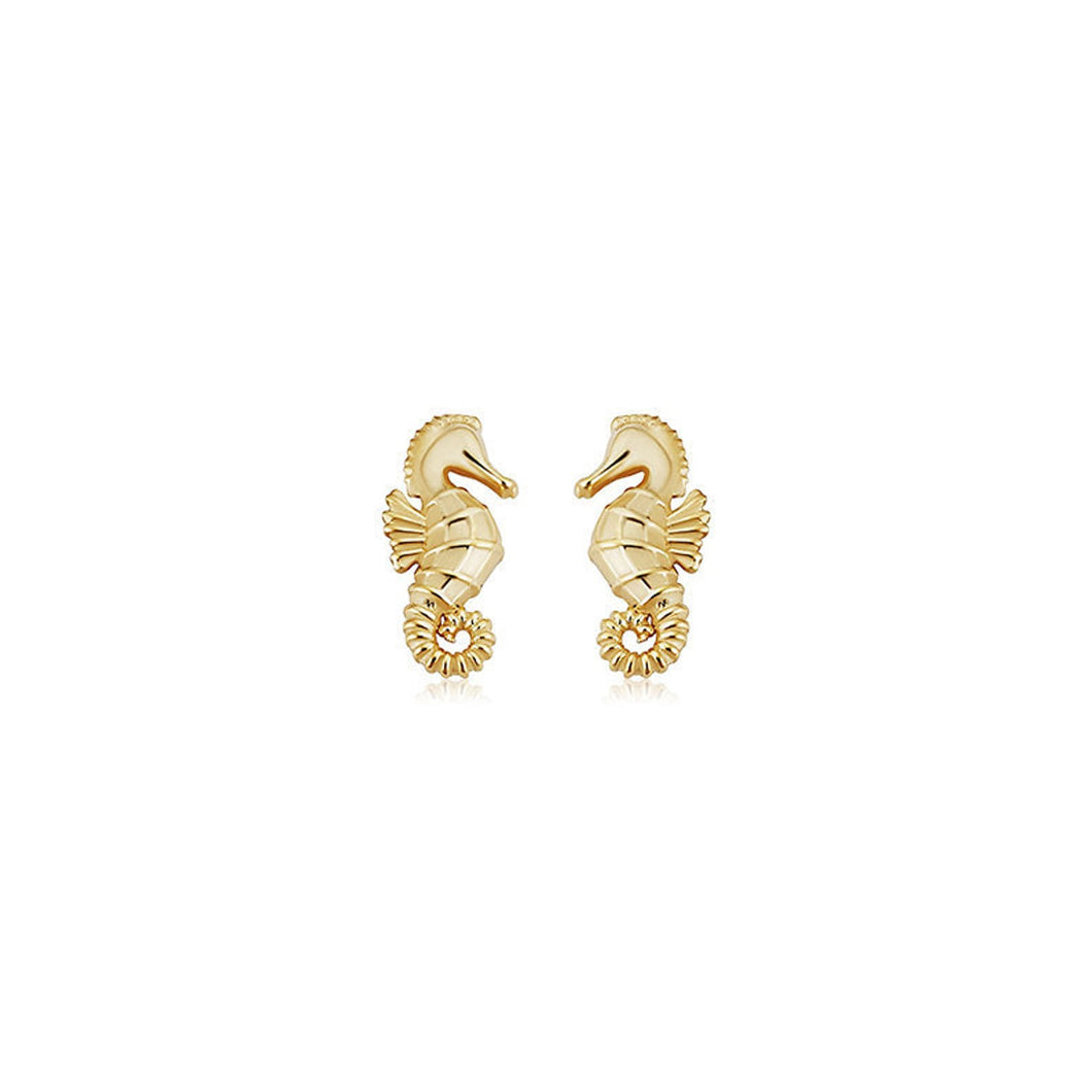 seahorse stud earrings 